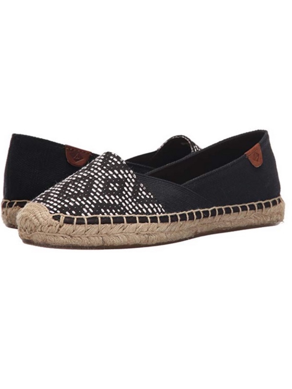 Sperry Women’s Katama Cape Slip-On Shoes in Black White
